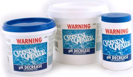 Crystal Water PH Decrease